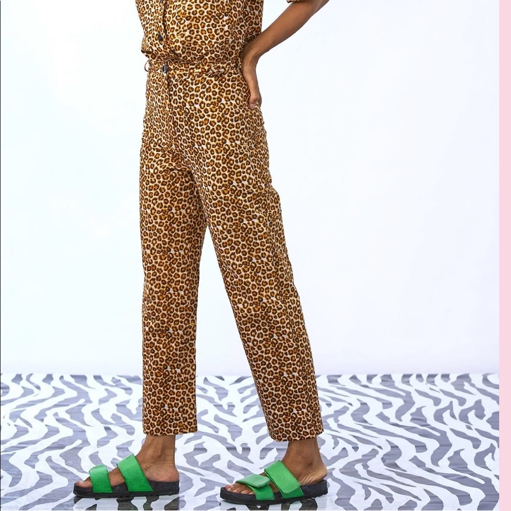 Leopard Harry High Pants by YEVU size XL